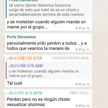 Profesores universitarios sexualizaron una alumna en clase virtual: “Carameliten”