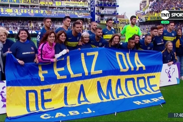 Boca homenajeó a las mamás xeneizes