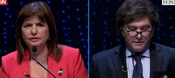 Milei reaccionó tras el apoyo de Bullrich a su postulación