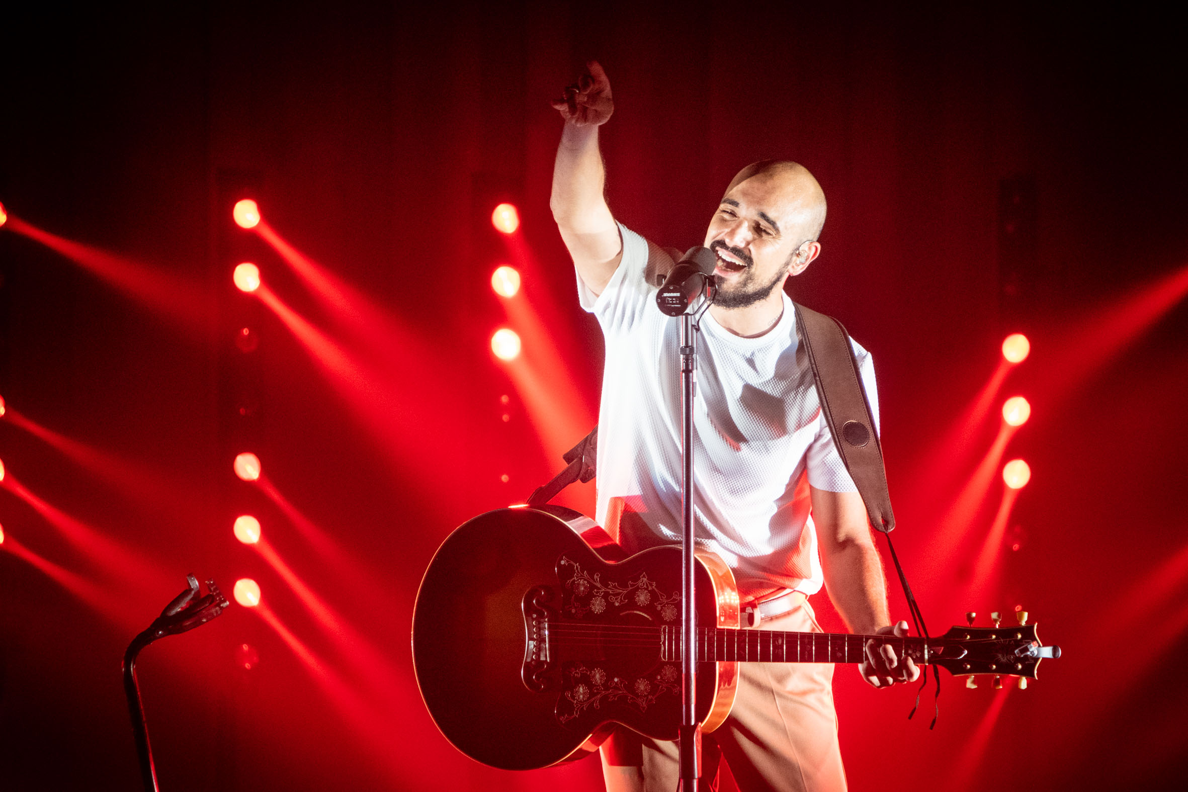 Abel Pintos rompió en llanto al escuchar cantar a una participante de La Voz Argentina