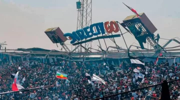 Colapsó el techo del estadio de Colo-Colo durante una práctica abierta al público