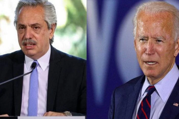 Alberto Fernández saludó a Joe Biden como nuevo presidente de EEUU