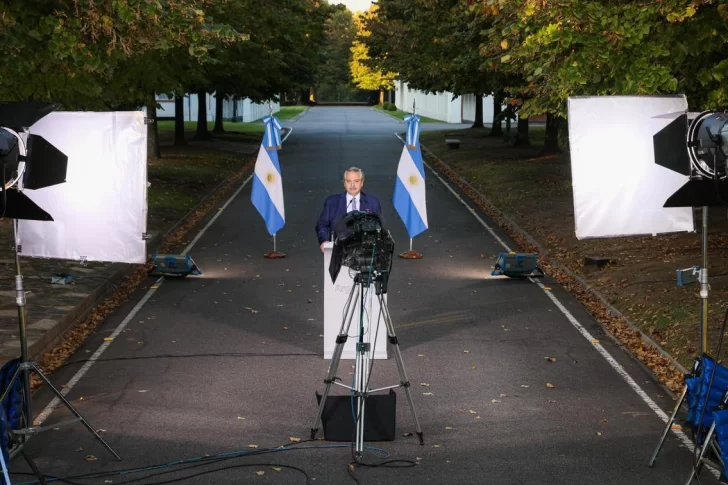 Cómo se planificó el operativo para que el Presidente grabe su mensaje