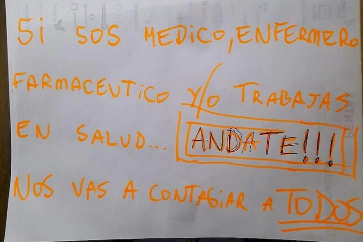 Proponen multar a quienes escrachen a contagiados con Covid-19 y personal sanitario