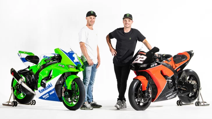 Un carenado especial para el dúo KRT para conmemorar el 125º aniversario de Kawasaki