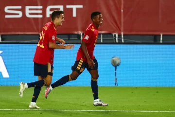 Récord de Ansu Fati en la goleada de España