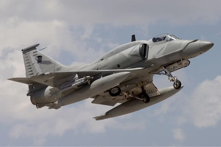 Un avión de combate se estrelló en Córdoba mientras realizaba entrenamientos