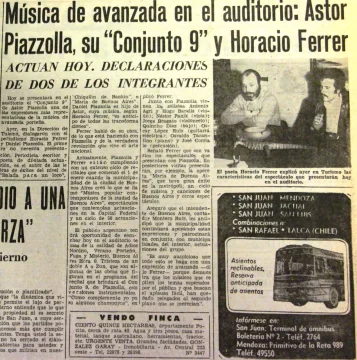 El paso de Astor por el Auditorio