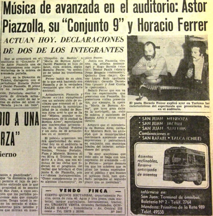 El paso de Astor por el Auditorio