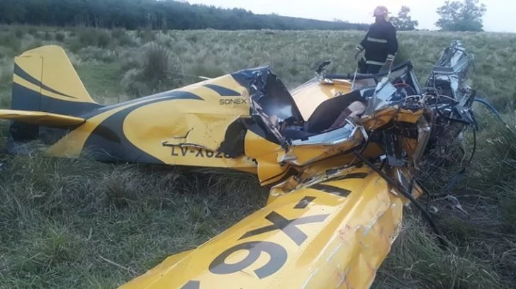 Cayó una avioneta: murió un hombre y su hijo está herido