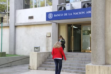 El Banco Nación retoma desde este martes la atención presencial plena