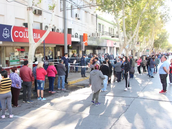 Los contagios registrados en los bancos sanjuaninos