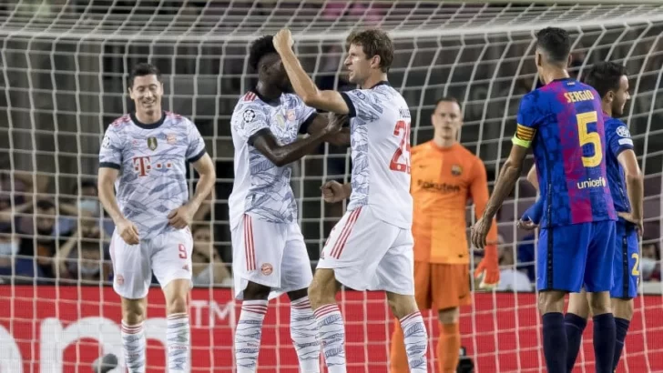 Bayern Munich goleó a Barcelona en Camp Nou