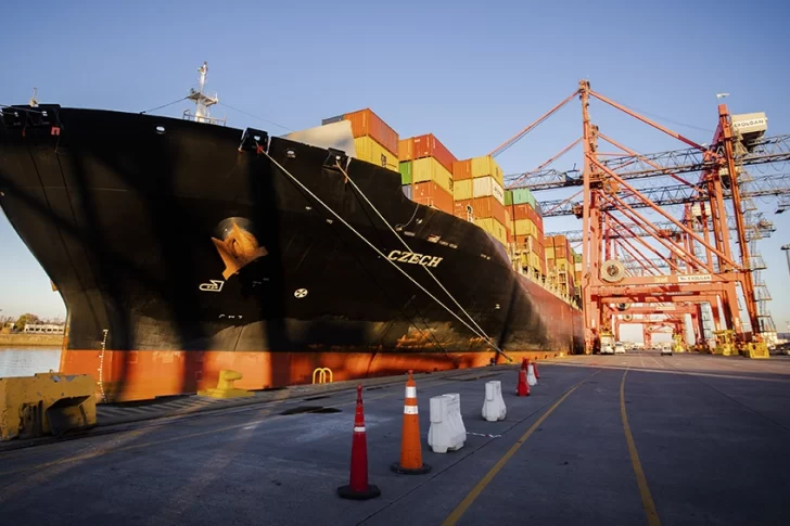 Arribó un barco de China con insumos