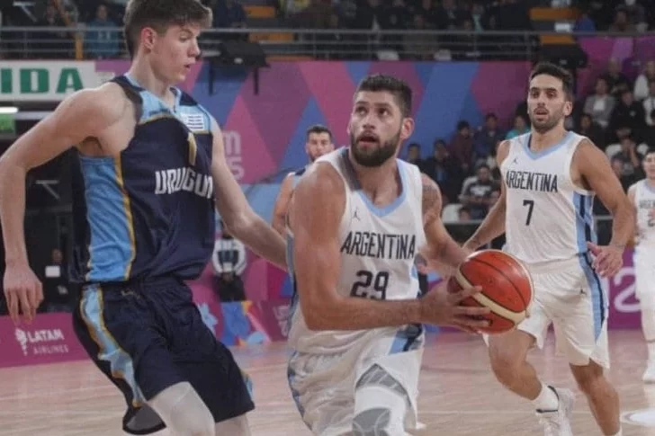 Argentina liquidó a Uruguay en el arranque del básquet