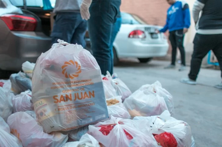 Extienden el plazo para inscribirse de modo online para recibir el bolsón de mercadería