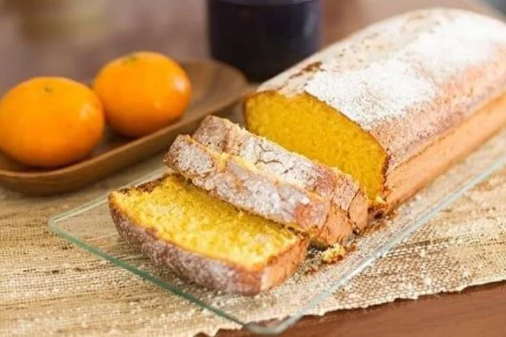 Budín de mandarina, el acompañante perfecto del mate