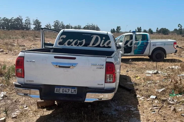 Encontraron, desmantelada, la camioneta que le robaron a una familia sanjuanina en Necochea