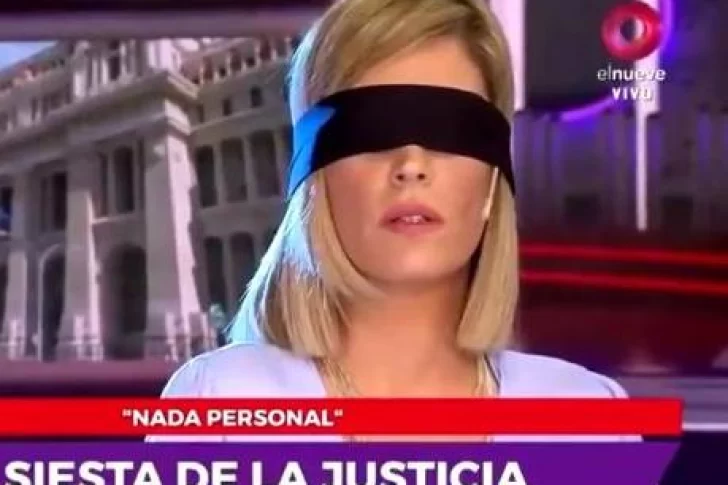 Viviana Canosa se mostró con los ojos tapados y generó múltiples burlas