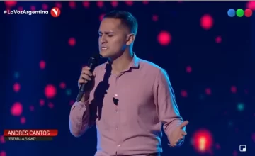 Y Andrés Cantos pasó por La Voz