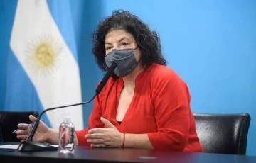 Carla Vizzotti fue operada por un cuadro de apendicitis aguda y evoluciona favorablemente