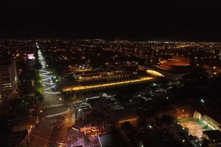 El Carrusel del Sol apreciado desde un drone