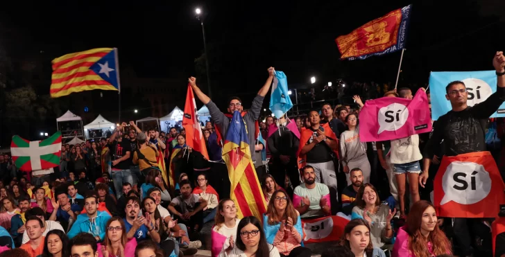 El presidente catalán dio por ganado el referéndum