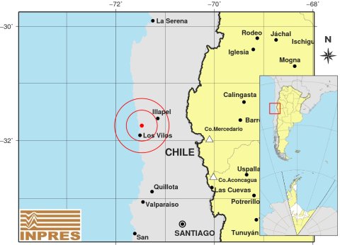 Un fuerte sismo en Chile se sintió en San Juan y Mendoza