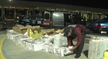 En medio del faltante, un sujeto cayó con 10 mil atados de cigarrillos de contrabando