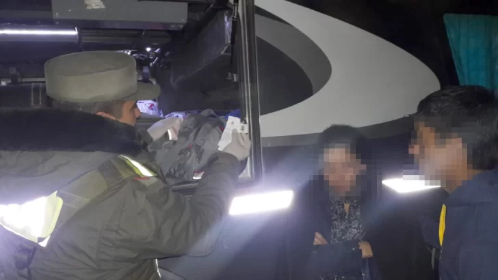 Escondieron cocaína en una caja de leche: un hombre y una mujer embarazada, detenidos