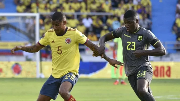 Final caliente en Barranquilla: Colombia marcó un gol, el VAR se lo anuló y el pleito terminó igualado con Ecuador