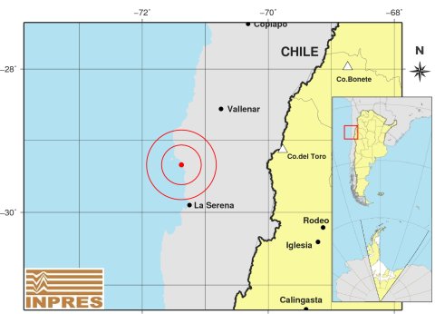 Los datos del INPRES de cómo se sintió el sismo en San Juan