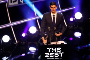 Courtois fue elegido como el mejor arquero del año