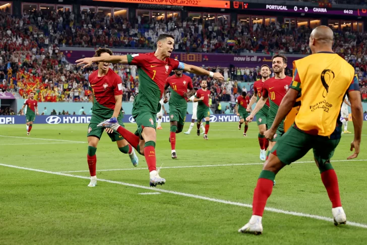 Portugal le ganó ajustadamente a Ghana en un partidazo