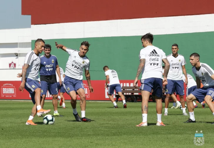 La Selección hizo trabajos regenerativos y ya espera por Brasil