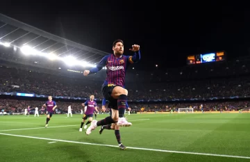 Doblete de Messi para meter al Barcelona en semifinales