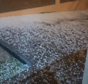 Impresionantes imágenes de la tormenta en Pocito