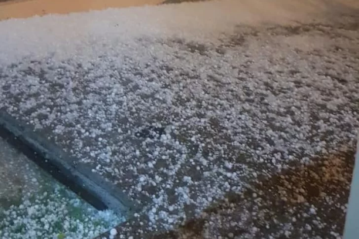 Impresionantes imágenes de la tormenta en Pocito