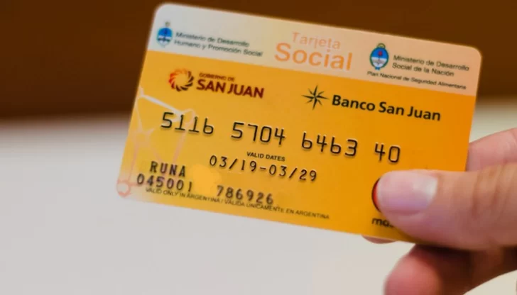 Ya depositaron la Tarjeta Social de mayo