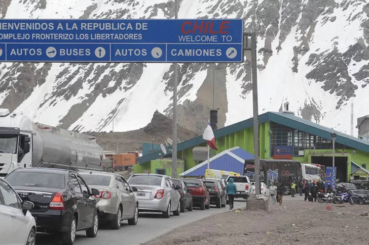 Desde el viernes y hasta el sábado cortan el tránsito en el paso Cristo Redentor por obras