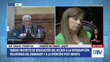 Fue amenazado y cambió su posición frente al aborto: iba a votar a favor y se abstendrá