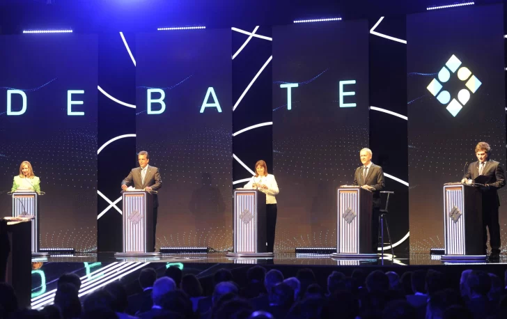 El debate presidencial alcanzó picos de audiencia de más de 40 puntos de rating