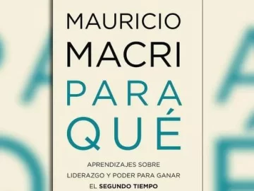 Macri mostró la tapa de su nuevo libro