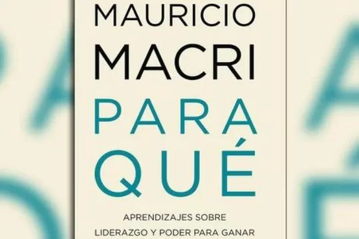 Macri mostró la tapa de su nuevo libro