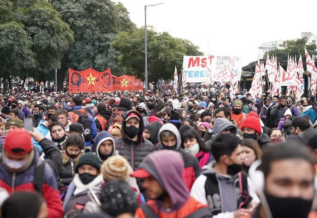 Arranca en La Quiaca la marcha federal de los grupos piqueteros