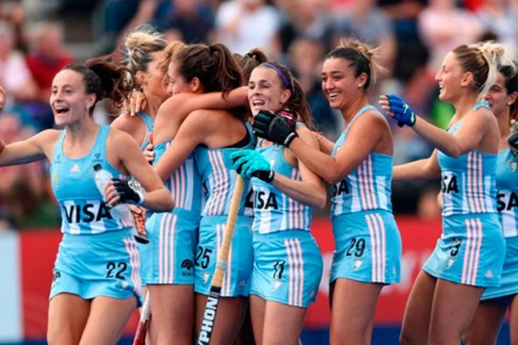 Las Leonas juegan contra Inglaterra