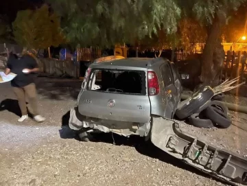 Un hombre murió al chocar en un auto contra un árbol