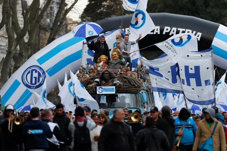 Plaza de Mayo: Polo Obrero criticó a gremios y al Gobierno nacional