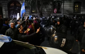 Hubo manifestaciones a favor y en contra de Cristina Fernández