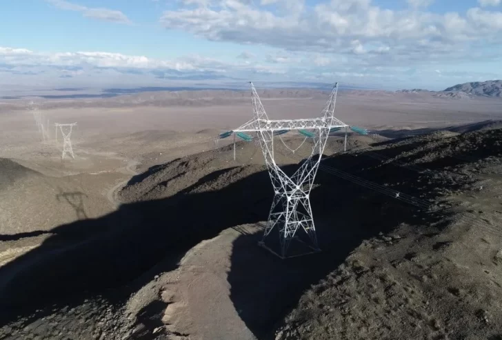 Línea eléctrica con nuevo recorridopara la minería y proyectos solares